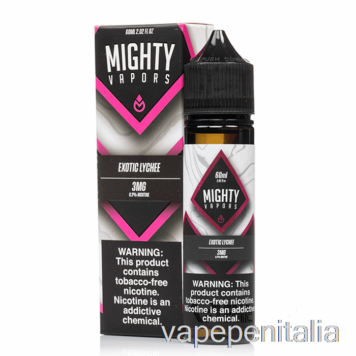 Vape In Italia Litchi Esotici - Potenti Vapori - 60 Ml 3 Mg